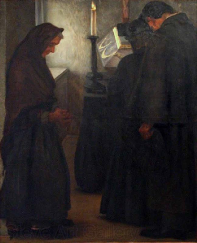 Karel Myslbek In the Mortuary France oil painting art
